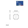 Накладка под цилиндр PDP CYL.05 матовый никель CYL.05.14