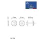 Ручка поворотная PDP WC.055 матовое золото WC.055.07 (WC фиксатор)